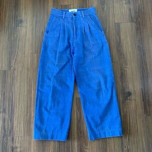 Mii Collection “Aux Cyclades” Miti Pants Hand Loomed Organic Cotton Women’s 29”